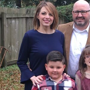 BOGO on my closet! Navy sheath dress w/bell sleeve